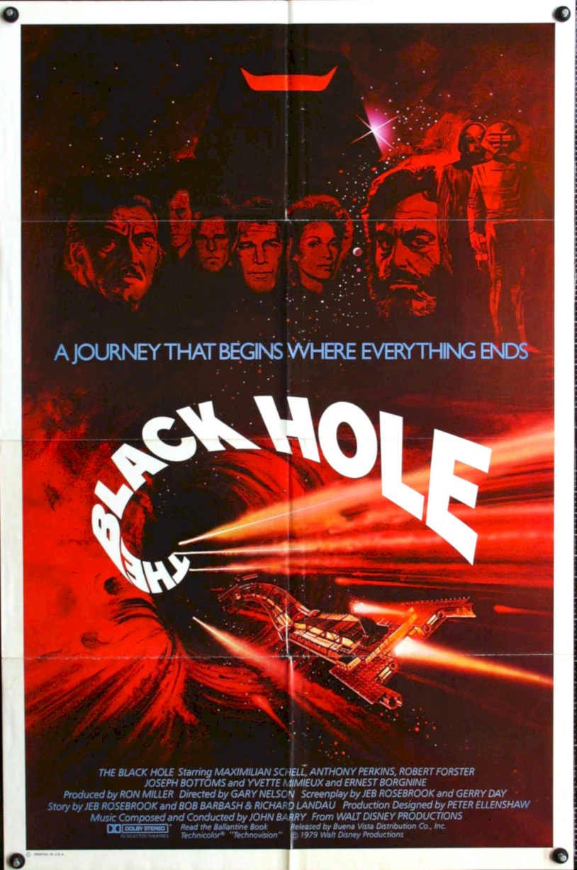 Black Hole Spaceship Vintage Retro Advert Poster A4 Photo Print