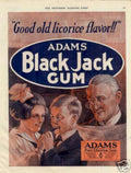 Black Jack Gum 1 Vintage Retro Advert Ads A4 Photo Print