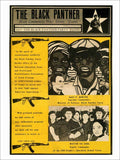 Black Panther Magazine Cover 1960s Vintage Retro Advert Poster A4 Photo Print