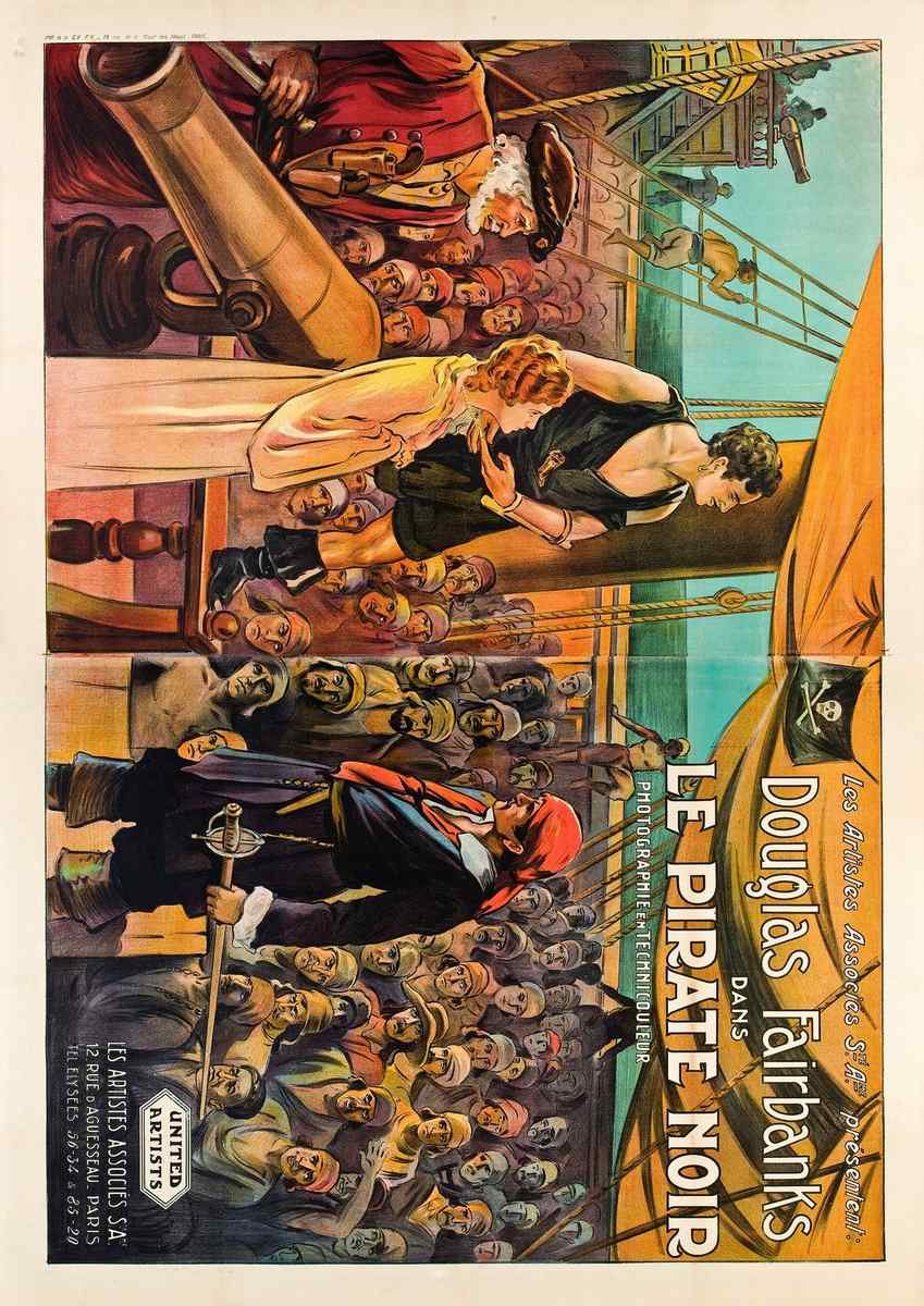 Black Pirate The 02 Film A4 Photo Print