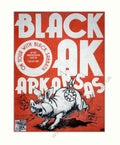 Black Sabbath Arkansas Vintage Retro Advert Poster A4 Photo Print