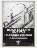 Black Sabbath Technical Vintage Retro Advert Poster A4 Photo Print 3