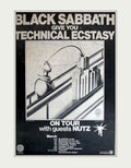 Black Sabbath Technical Vintage Retro Advert Poster A4 Photo Print