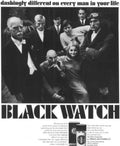 Black Watch Perfume Vintage Retro Advert Poster A4 Photo Print