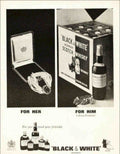 Black Whiskey Gifts Vintage Retro Advert Poster A4 Photo Print