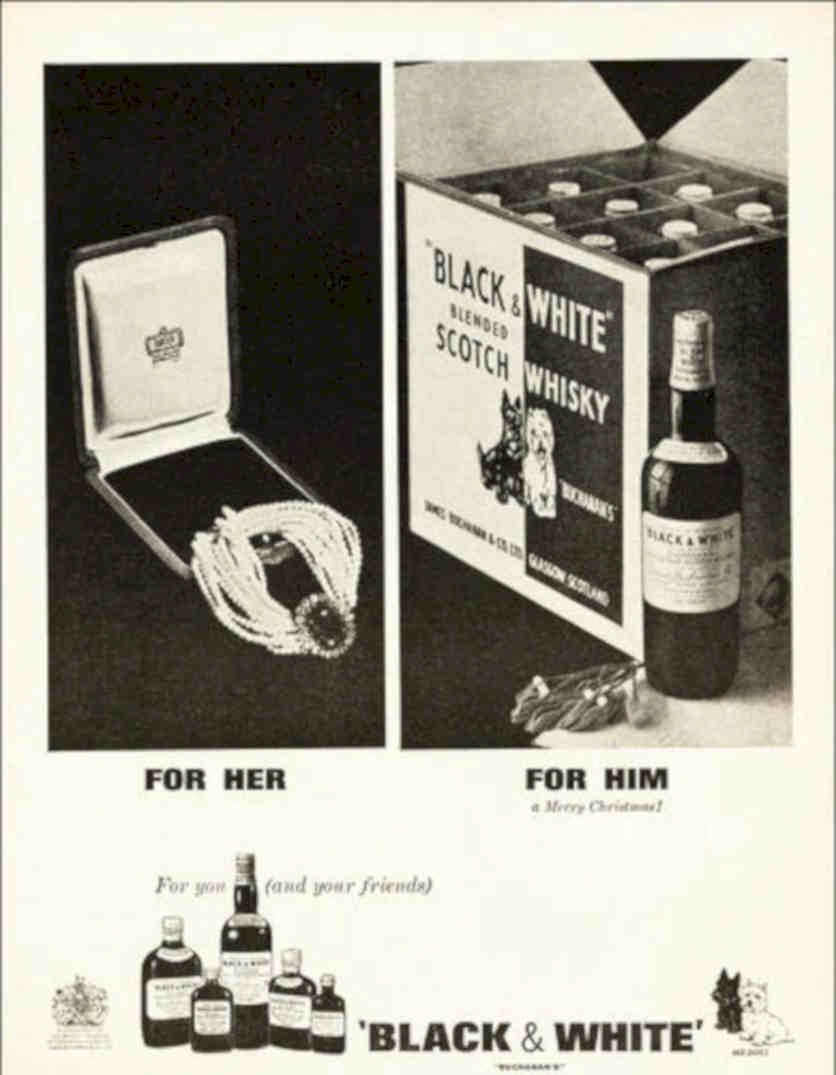 Black Whiskey Gifts Vintage Retro Advert Poster A4 Photo Print
