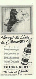 Black White Scotch 2 Vintage Retro Advert Ads A4 Photo Print