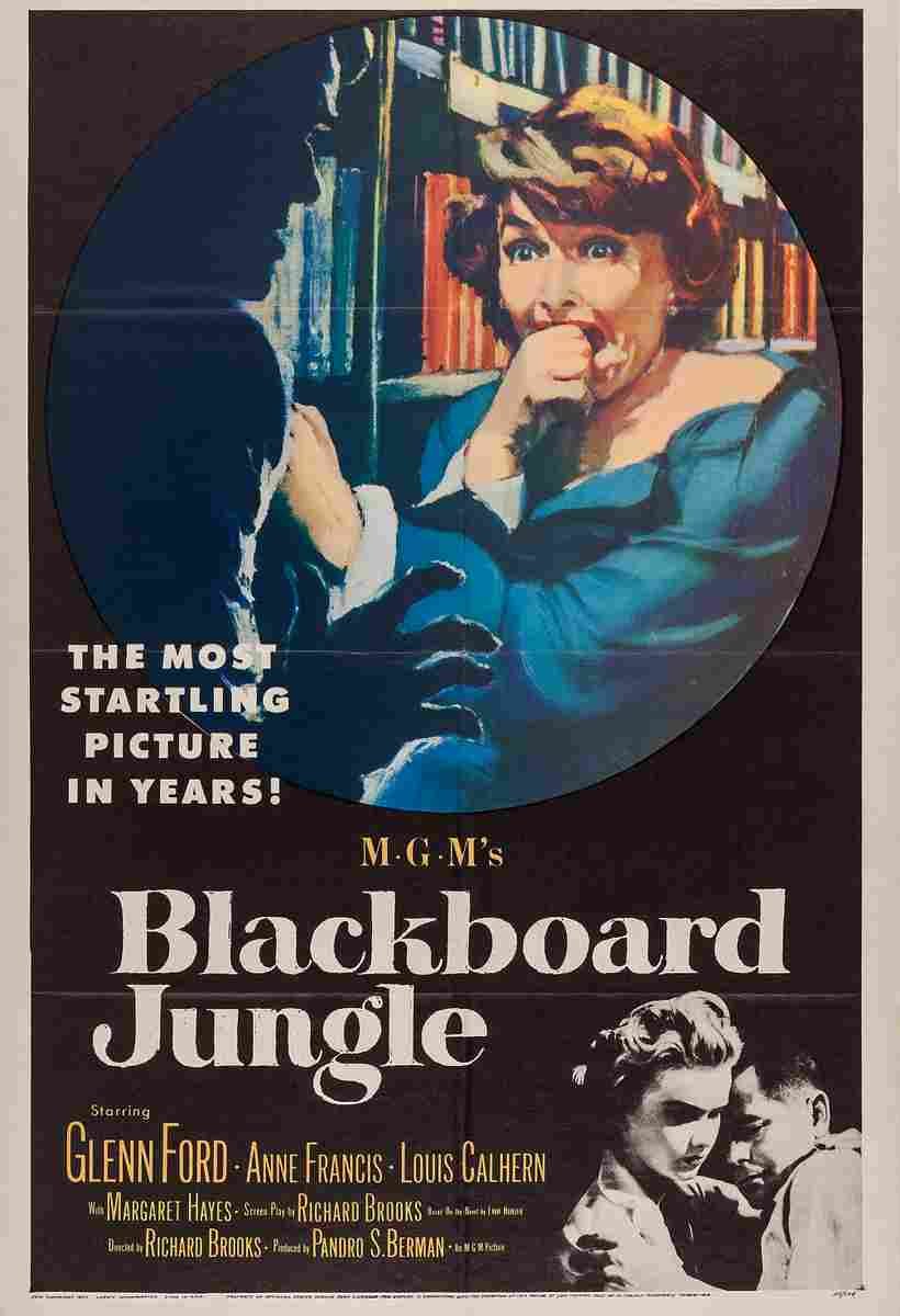 Blackboard Jungle 01  film star poster A4 Photo Print
