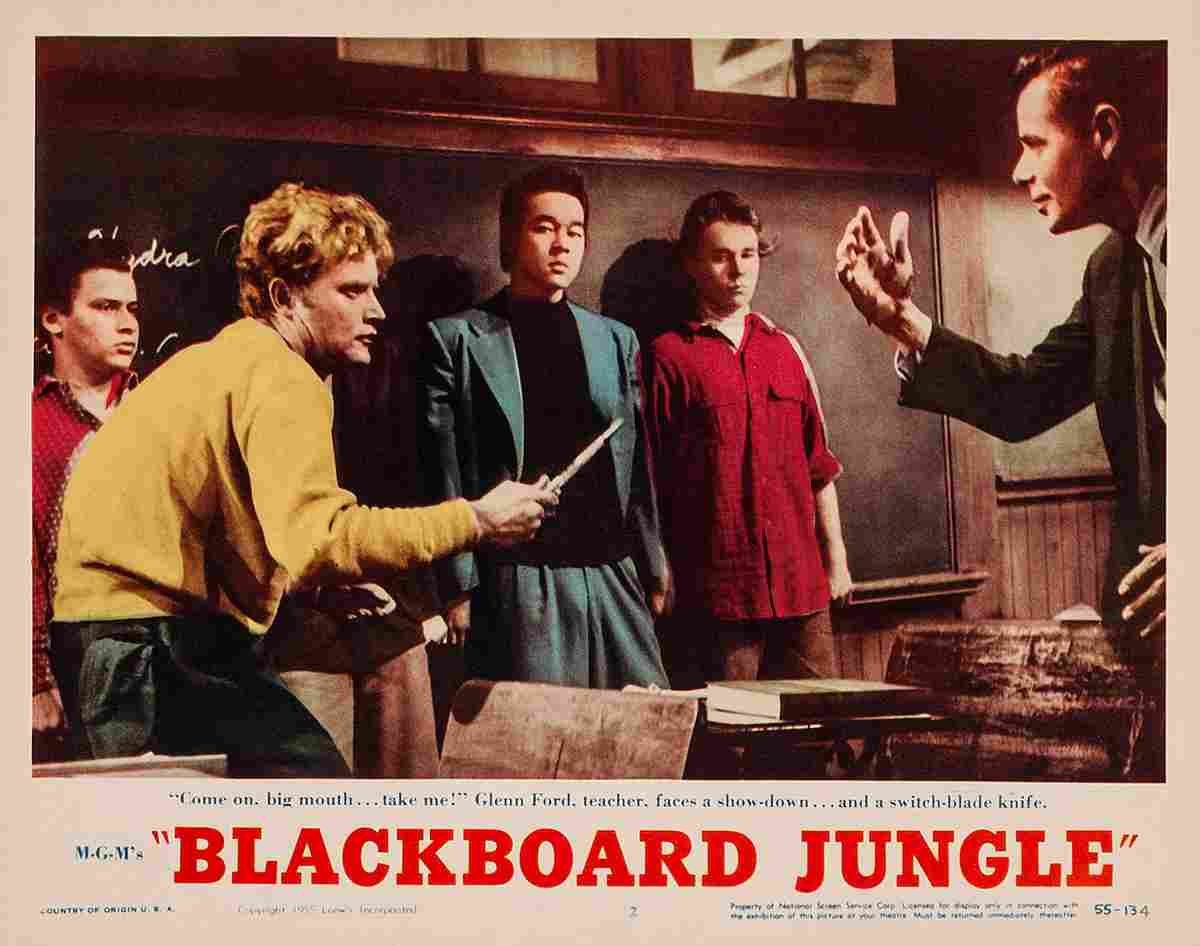 Blackboard Jungle 04  film star poster A4 Photo Print