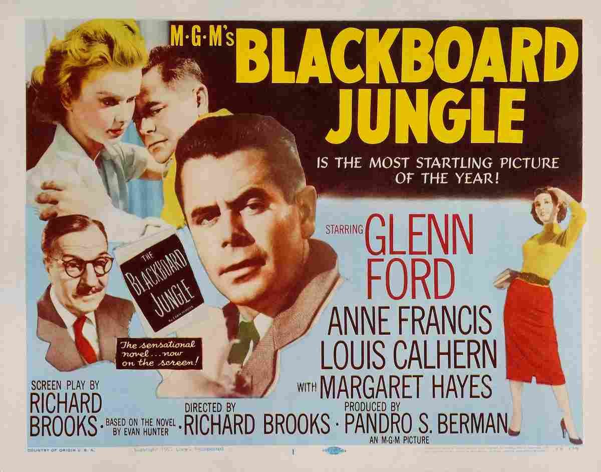 Blackboard Jungle 05  film star poster A4 Photo Print