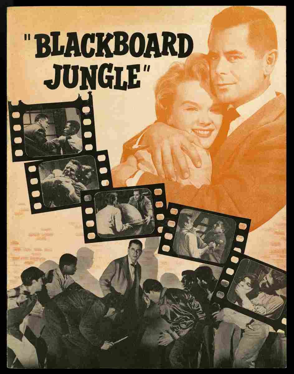 Blackboard Jungle 12  film star poster A4 Photo Print