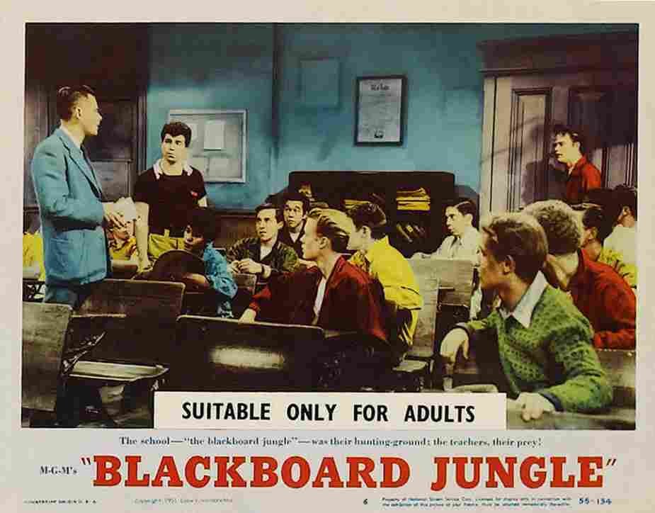 Blackboard Jungle 18  film star poster A4 Photo Print