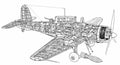 Blackburn Skua cutaway A4 Photo Print