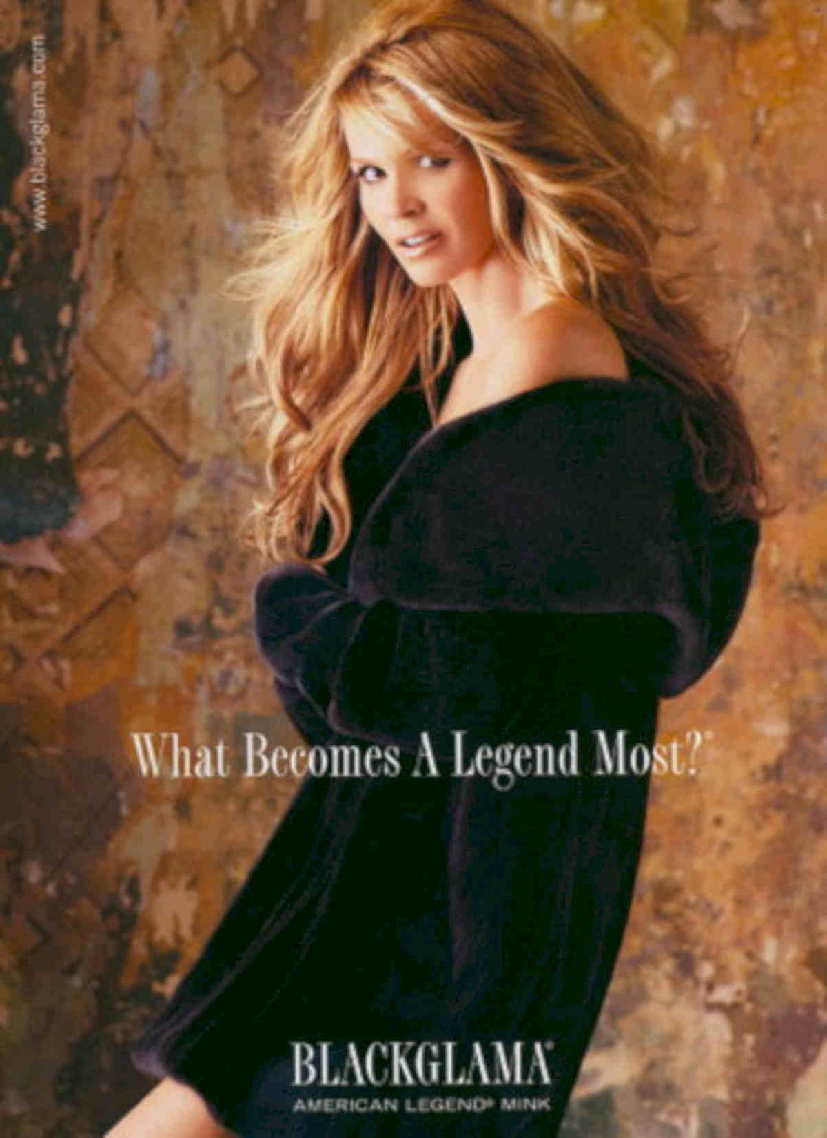 Blacklama Legend Mink Vintage Retro Advert Poster A4 Photo Print