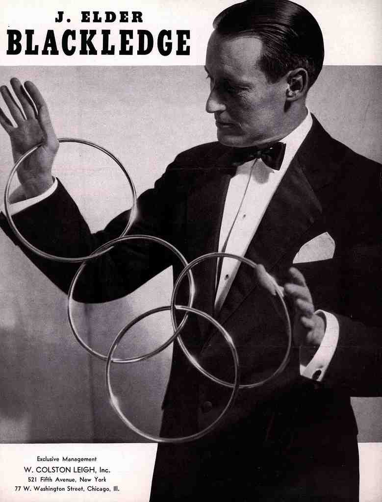 Blackledge 2 Magic Magician Vintage A4 Photo Print