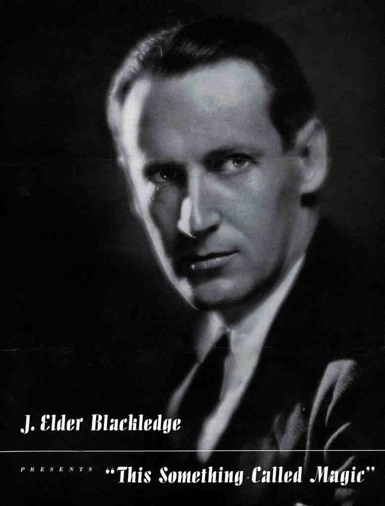 Blackledge Magic Magician Vintage A4 Photo Print