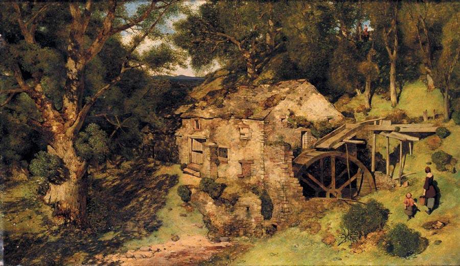 Blacklock William James An Old Mill Near Haweswater Art A4 Photo Print UK