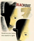 Blackout Men Train Vintage Retro Advert Poster A4 Photo Print