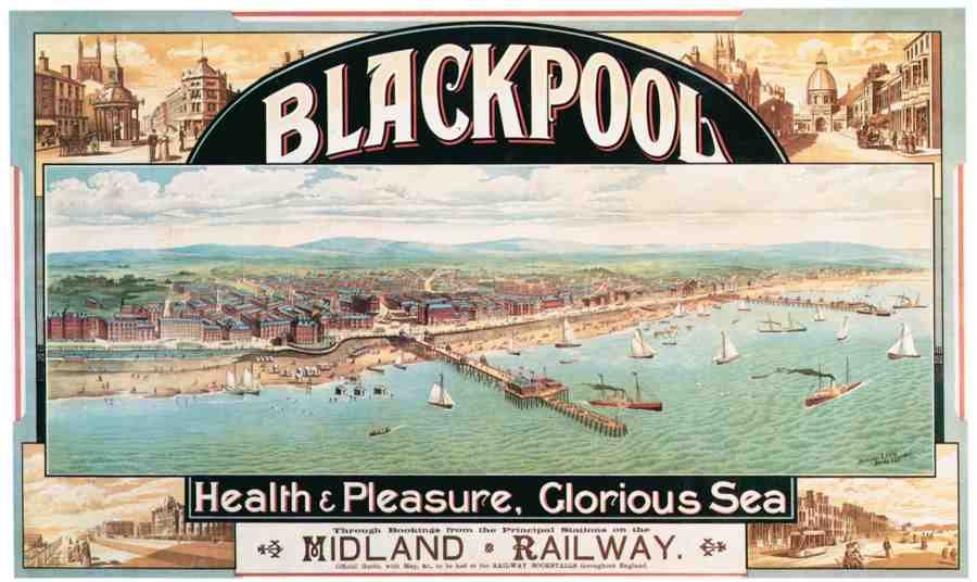 Blackpool Mr Advert A4 Photo Print