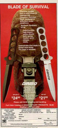 Blade Survival Knife Vintage Retro Advert Ads A4 Photo Print