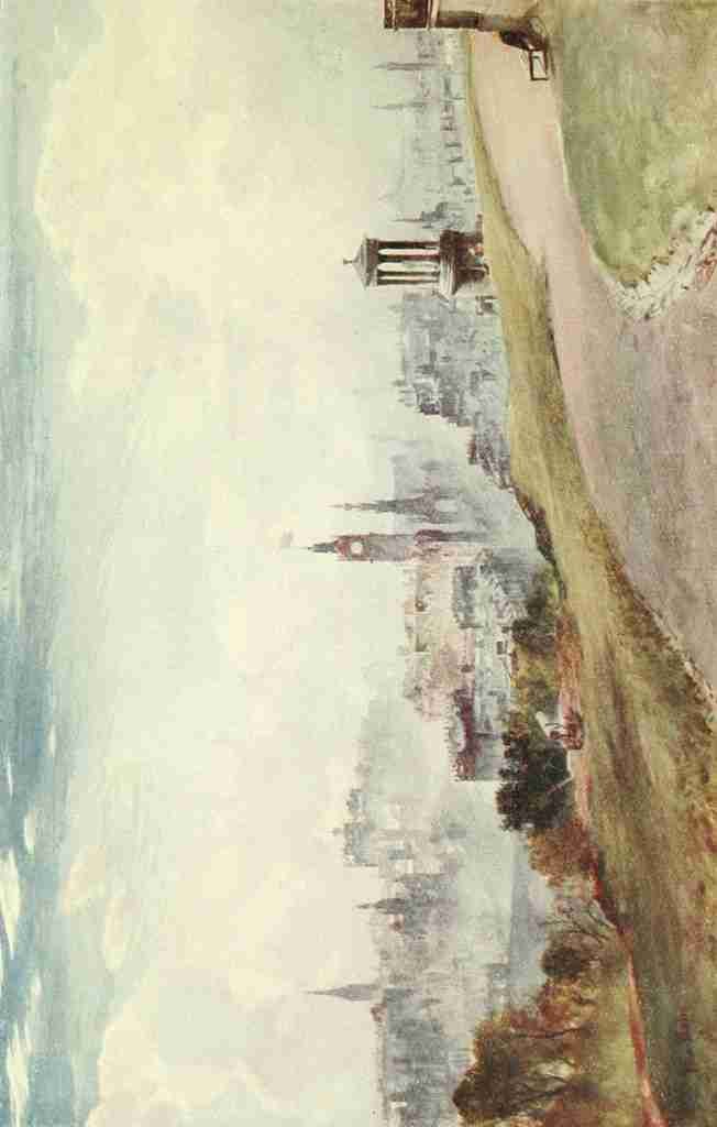 Blair John 1850 1934 A Summer in Skye 1912 Edinburgh from Calton Hill A4 Photo Print