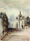 Blair John 1850 1934 A Summer in Skye 1912 The Canongate Tolbooth A4 Photo Print