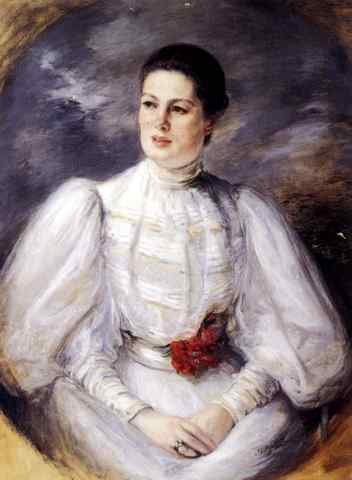 Blanche Jacques Emile Portrait Of A Woman A4 Photo Print