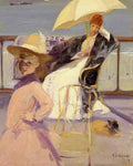Blanche Jacques Emile Sur La Terrasse A4 Photo Print