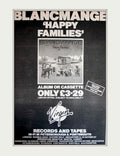 Blancmange Happy Families Vintage Retro Advert Poster A4 Photo Print