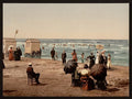 Blankenberghe baigneurs Vintage A4 Photo Print