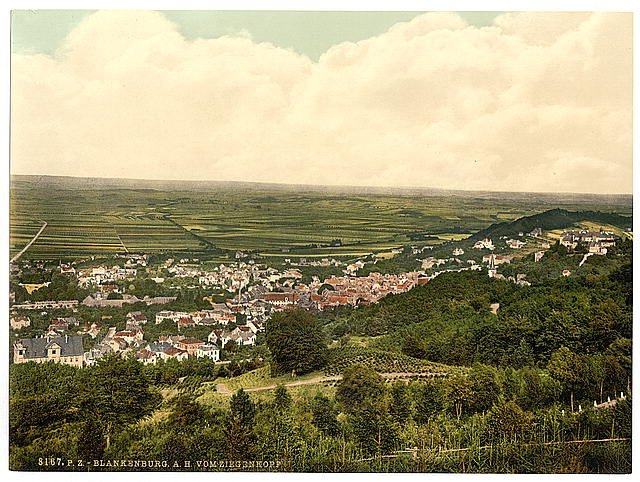 Blankenburg Hartz Mountains Vintage A4 Photo Print