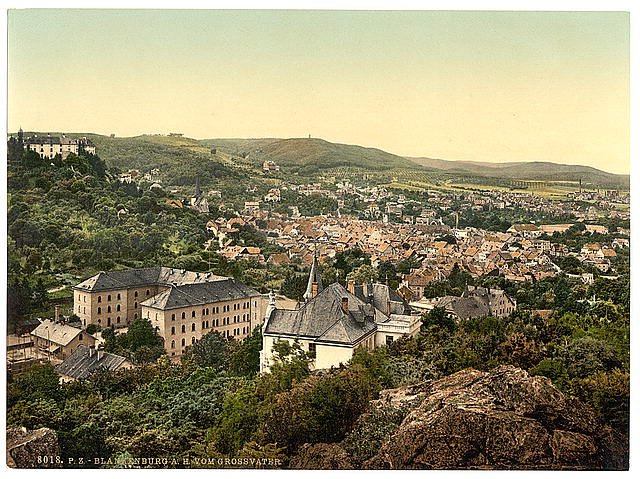 Blankenburg II Thuringia Vintage A4 Photo Print