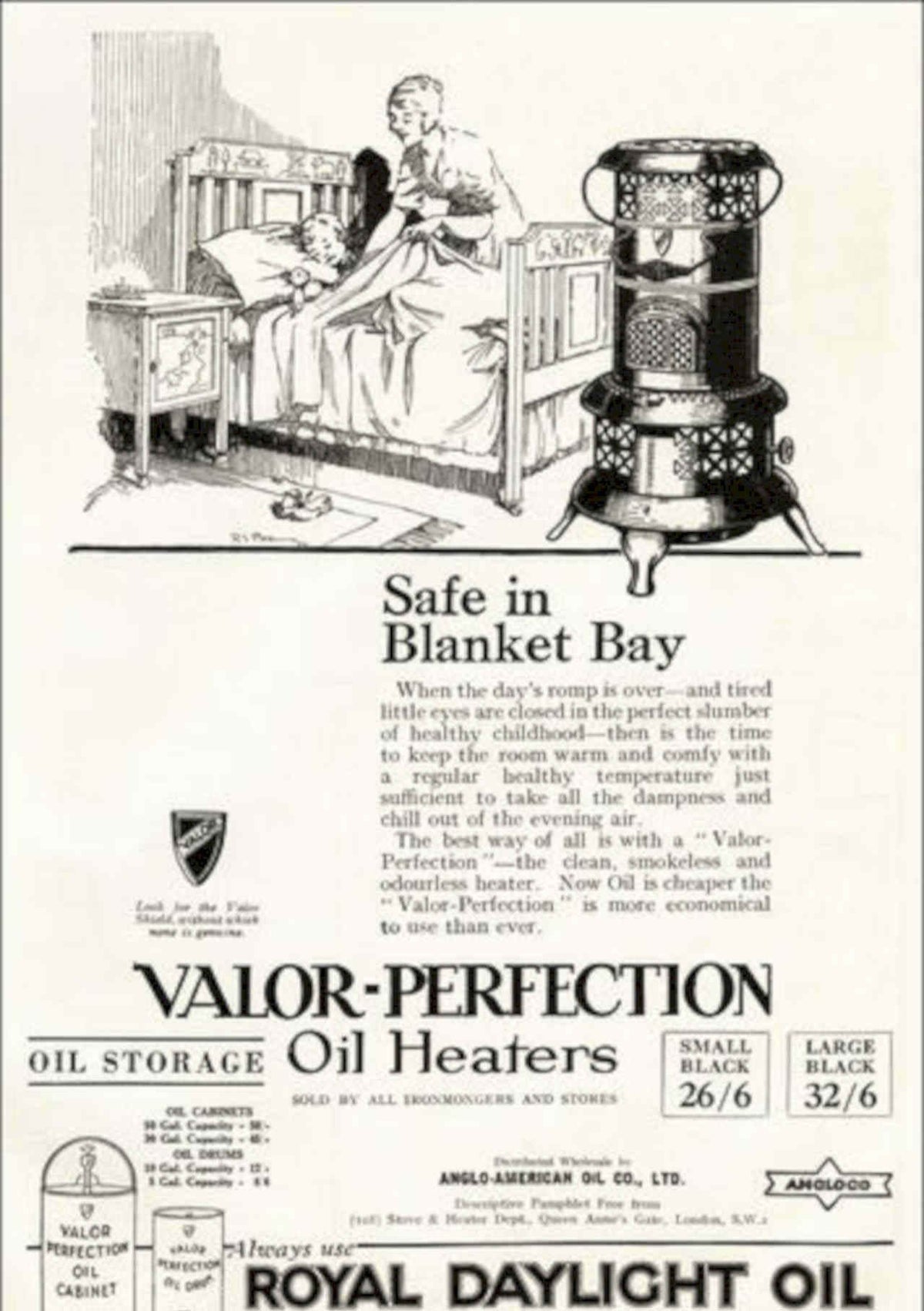Blanket Bay Heater Vintage Retro Advert Poster A4 Photo Print