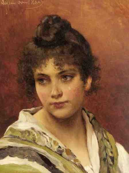 Blass Eugene De A Young Beauty A4 Photo Print