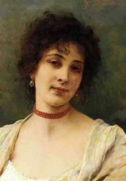 Blass Eugene De An Elegant Lady A4 Photo Print