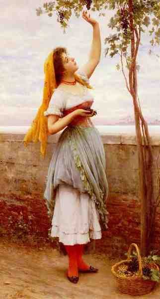 Blass Eugene De The Grape Picker A4 Photo Print