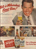 Blatz Beer Milwaukee Vintage Retro Advert Ads A4 Photo Print