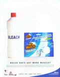 Bleach Muscle Foamer Vintage Retro Advert Poster A4 Photo Print