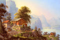Bleuler Ludwig Vue Du Grutli Au Lac Des Quatre Cantons Art A4 Photo Print