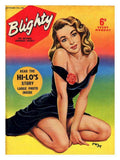 Blighty Magazine Cover September 1958 2 Vintage Retro Advert Poster A4 Photo Pr