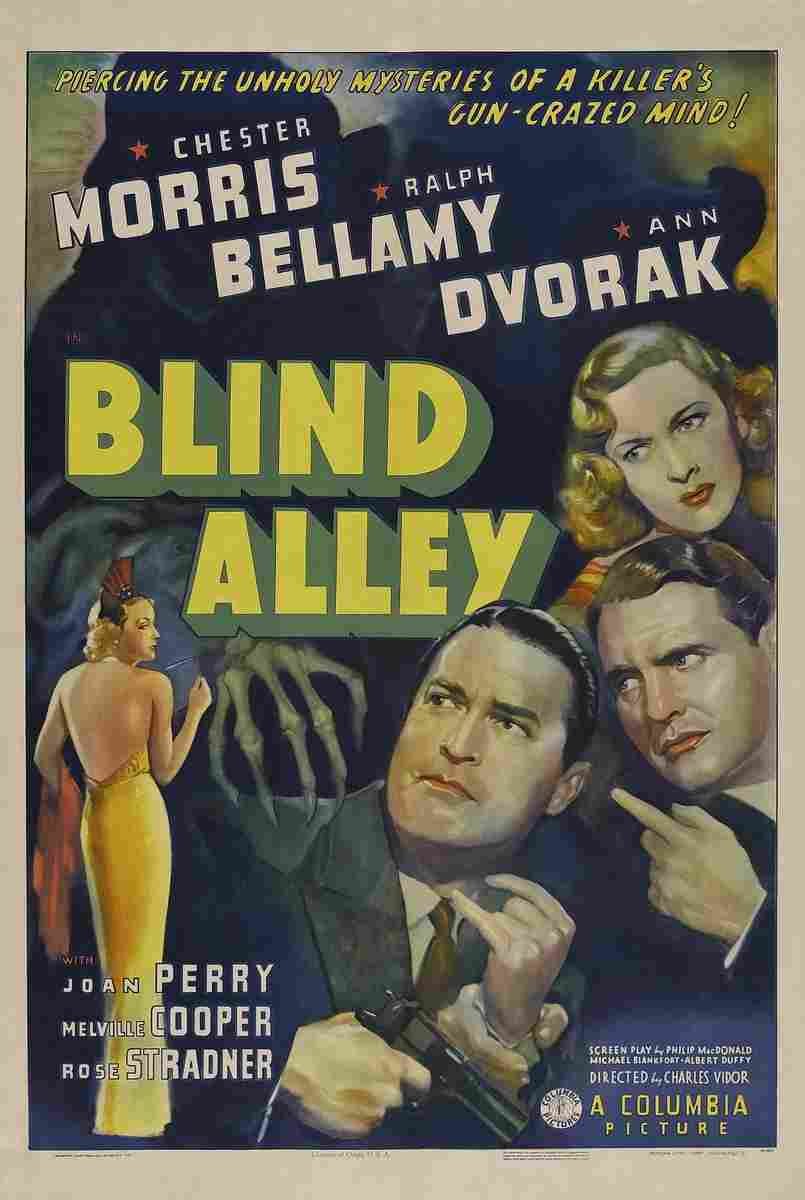 Blind Alley 01  film star poster A4 Photo Print