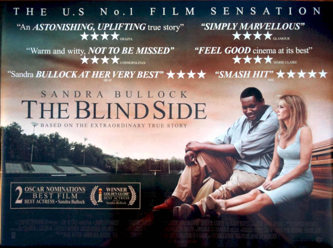 Blind Side Bullock Vintage Retro Advert Poster A4 Photo Print