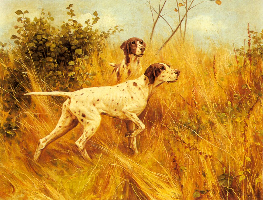 Blinks Thomas Two Pointers In A Landscape Art A4 Photo Print