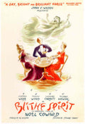 Blithe Spirit Ghosts 1940s Vintage Retro Advert Poster