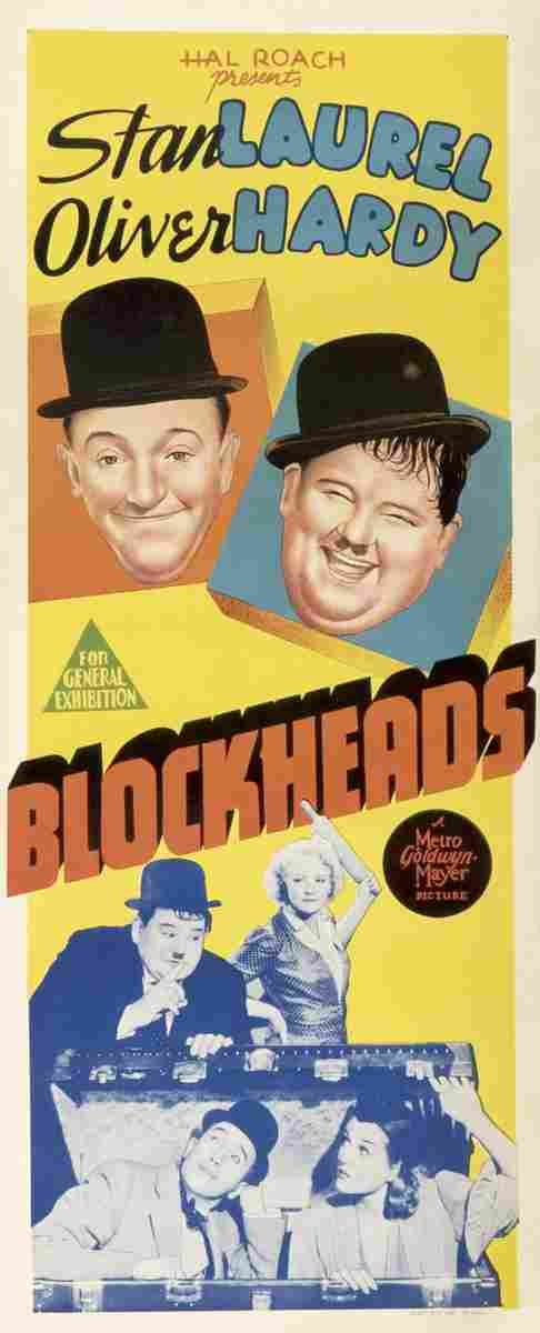 Block Heads 01  film star poster A4 Photo Print