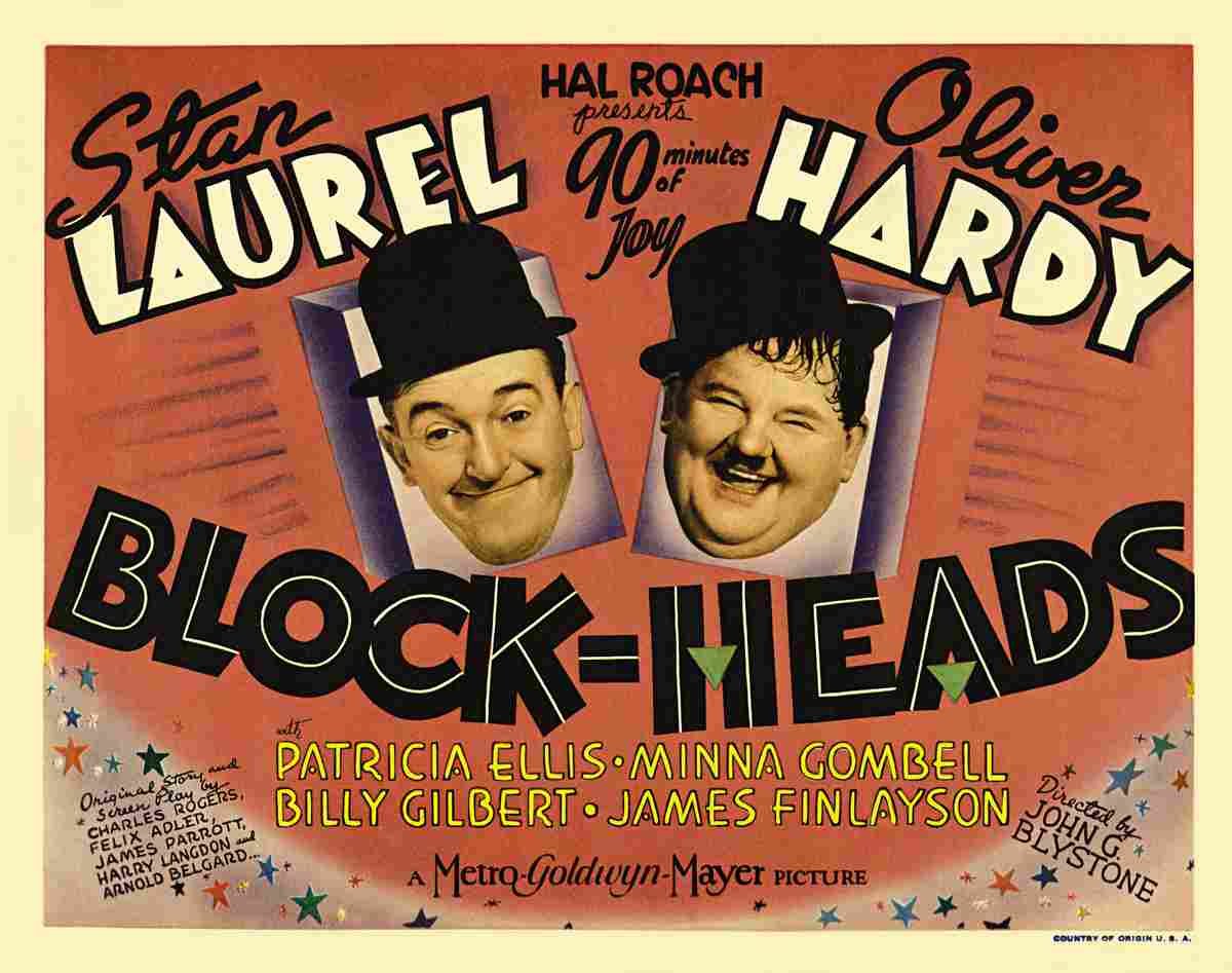 Block Heads 02  film star poster A4 Photo Print
