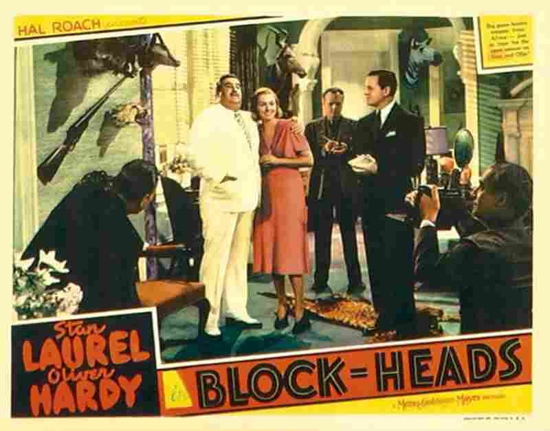 Block Heads 07  film star poster A4 Photo Print