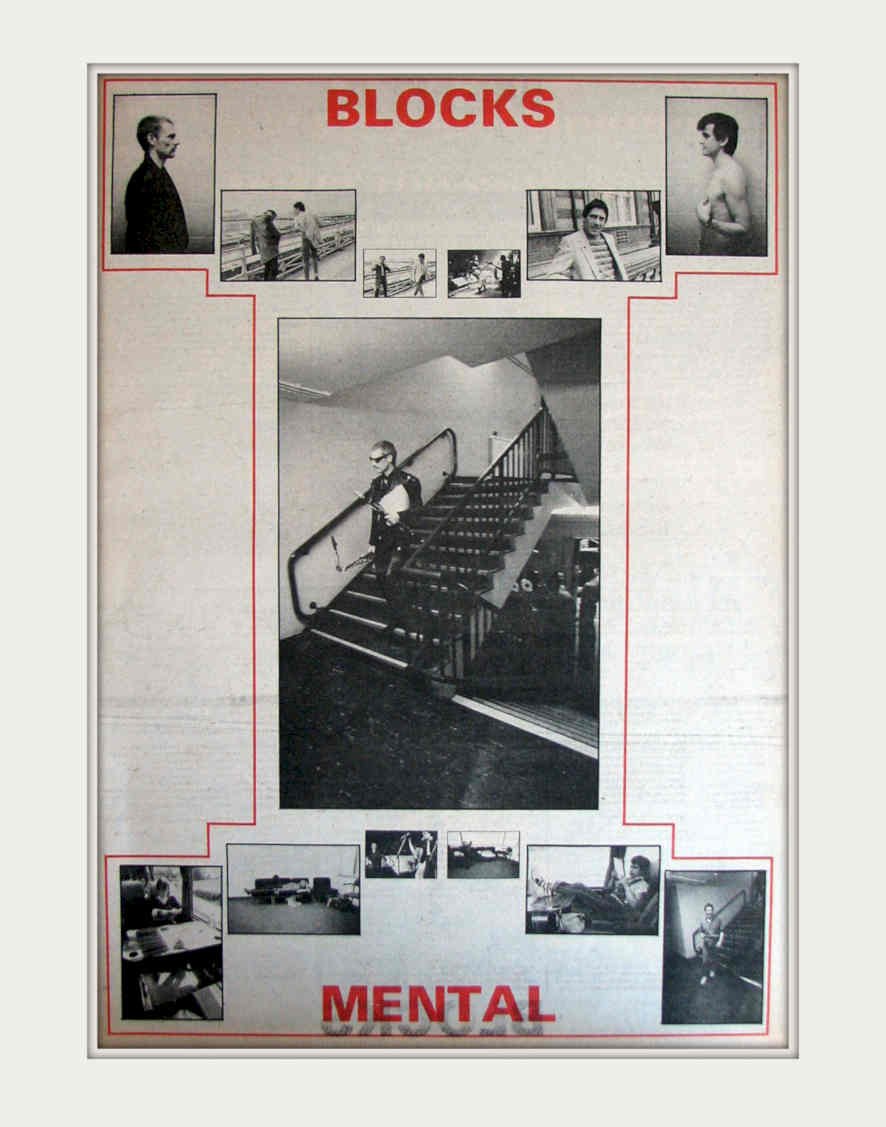 Blocks Mental Poster Vintage Retro Advert Poster A4 Photo Print