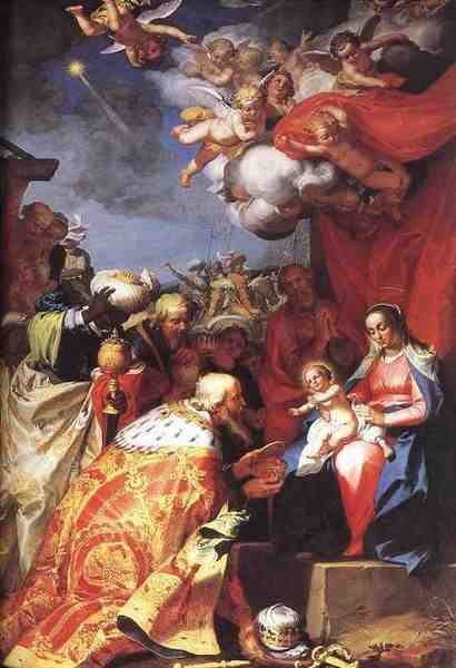 Bloemaert Abraham Adoration Of The Magi A4 Photo Print