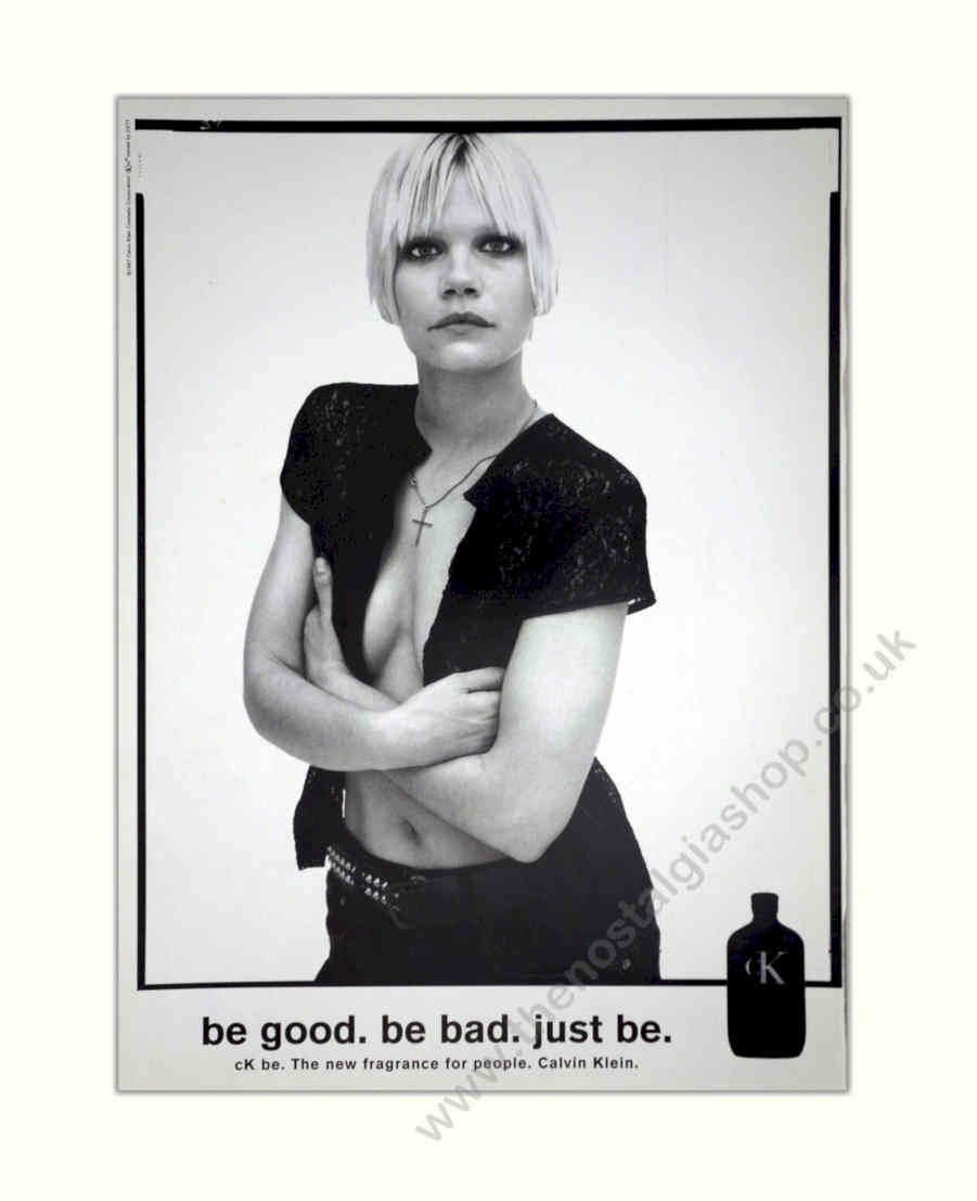 Blonde Dress Ck Vintage Retro Advert Poster A4 Photo Print